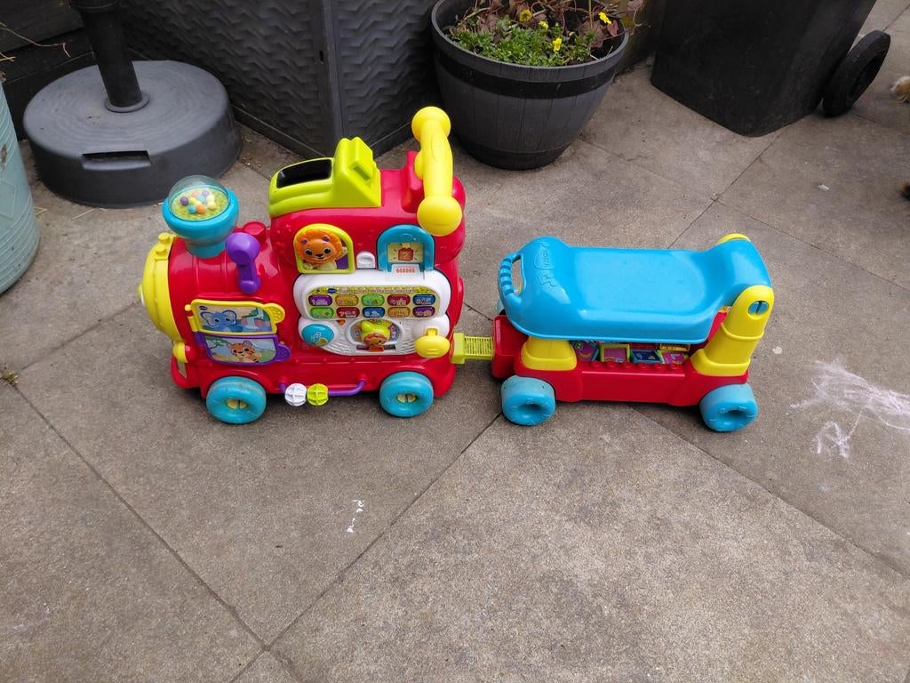 VTech Baby Speeltrein 3-in-1, Kinderen en Baby's, Speelgoed | Vtech, Ophalen of Verzenden, Gebruikt, 6 maanden tot 2 jaar
