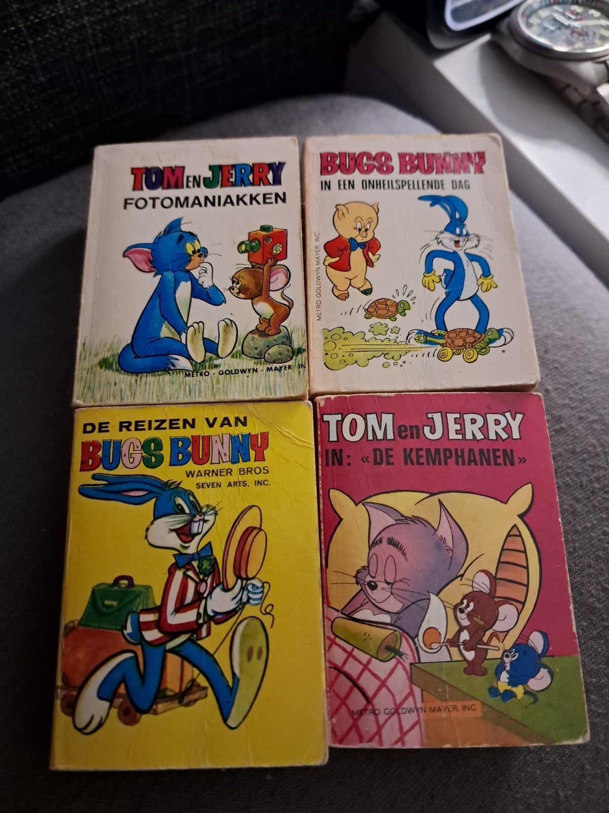 5 kleine mini pockets Infancia Warner Bos. 1972! Zie foto's., Boeken, Strips | Comics, Meerdere comics, Ophalen of Verzenden, Gelezen