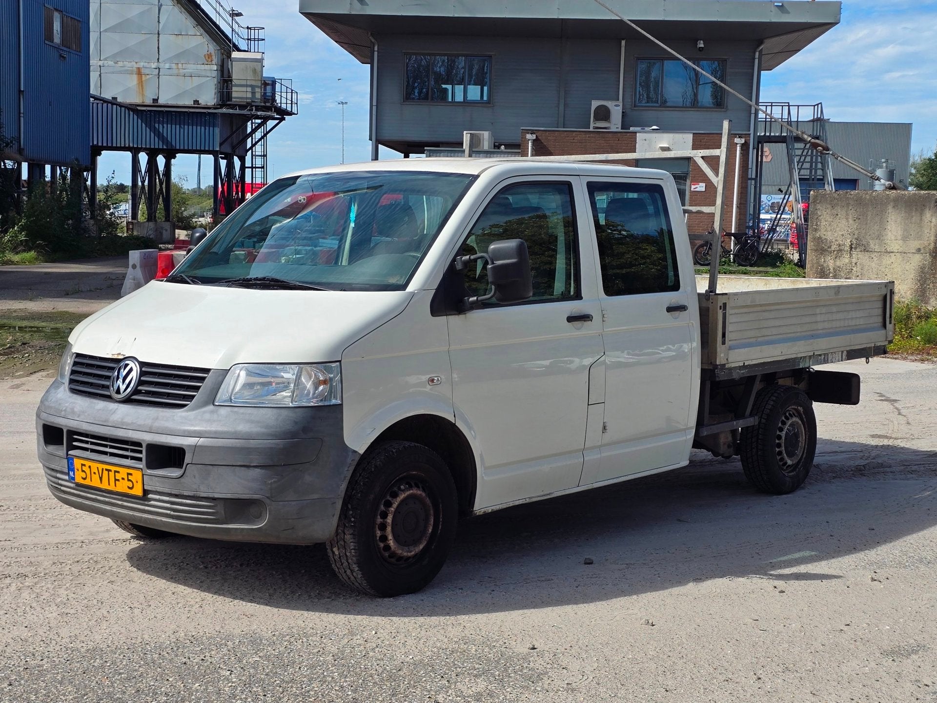 Volkswagen Transporter 1.9 TDI 340 DC pick up, Auto's, Voorwielaandrijving, Gebruikt, 4 cilinders, Origineel Nederlands