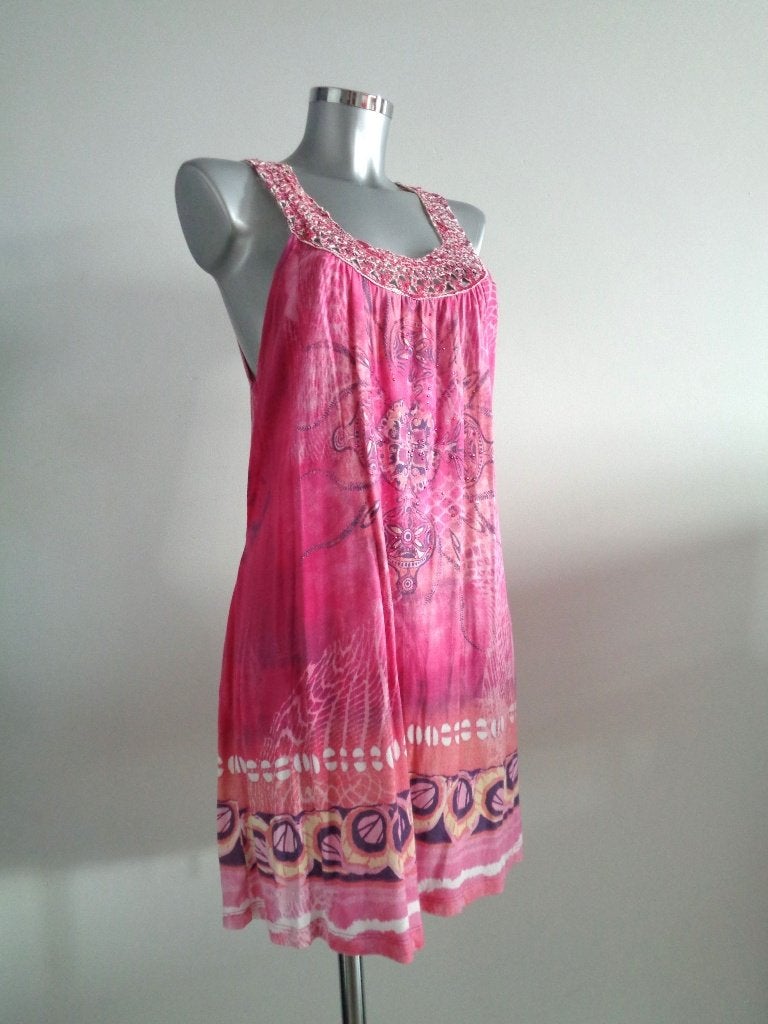 Passport lange tuniek, mini dress - modal - maat 44, Kleding | Dames, Verzenden, Zo goed als nieuw, Maat 42/44 (L), Zwart