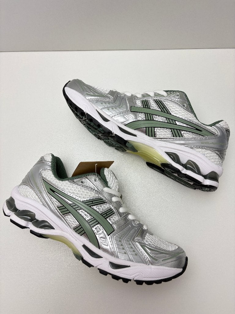 Asics Gel-Kayano 14 White Slate grey Maat 38, Verzenden, Wit, Nieuw, Sneakers of Gympen