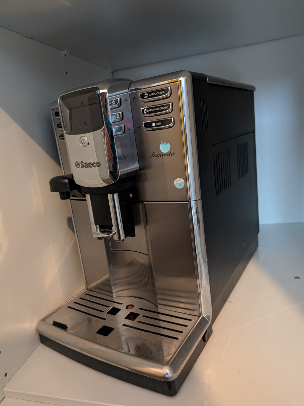 Philips Saeco Incanto Volautomatische Espressomachine, Ophalen, Afneembaar waterreservoir, Gebruikt, Espresso apparaat