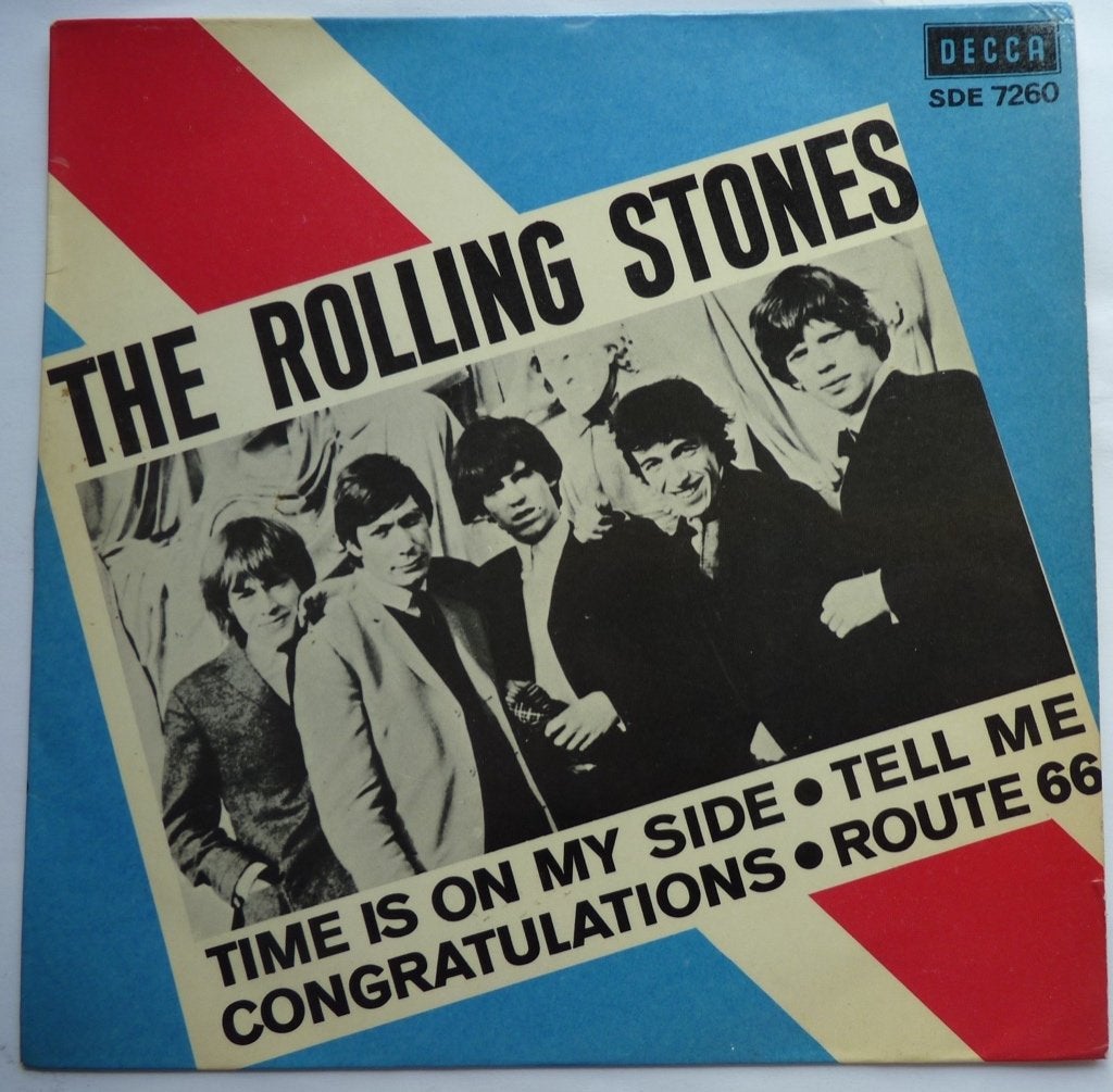 AZ1 Rolling Stones EP Time is on my side Sweden 65 €40, Cd's en Dvd's, Vinyl Singles, Fotohoes, 7 inch, Ophalen of Verzenden, Zo goed als nieuw
