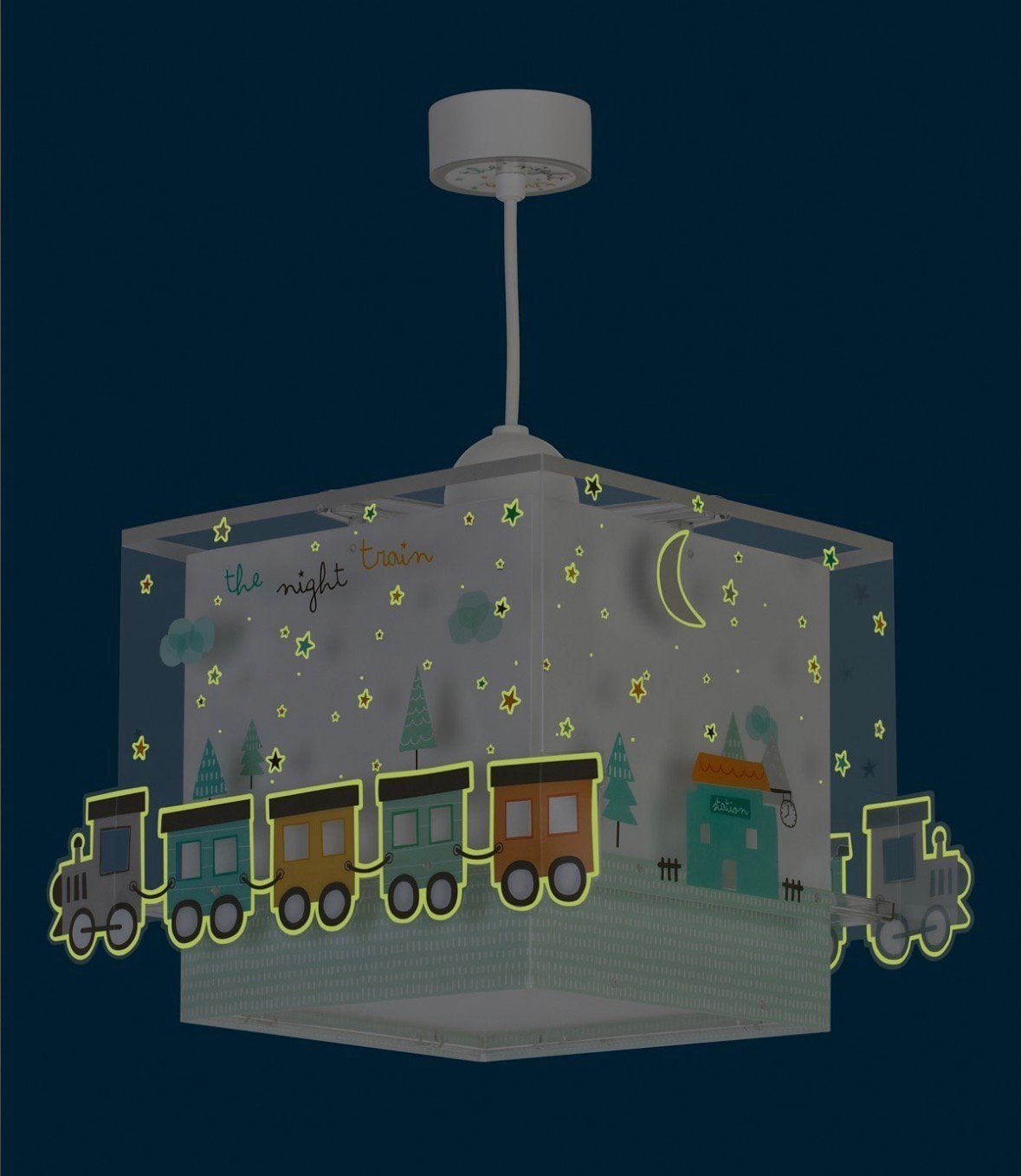 Dalber hanglamp kinderkamer - The Night Train, Kinderen en Baby's, Kinderkamer | Inrichting en Decoratie, Ophalen, Zo goed als nieuw
