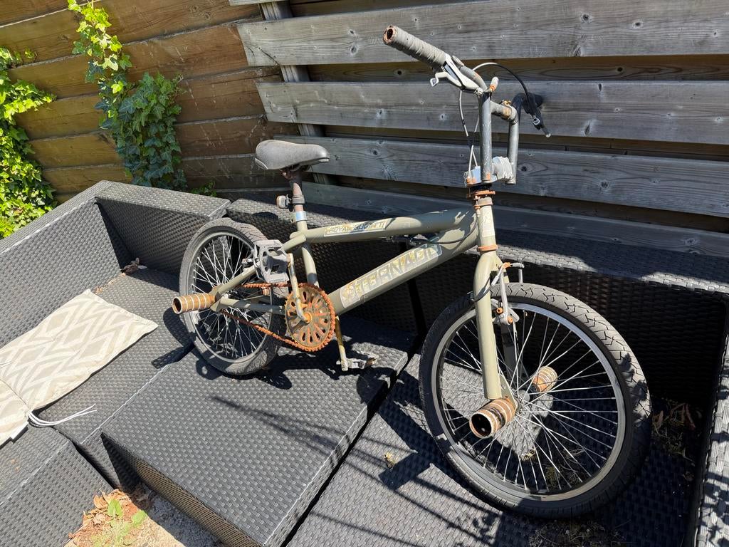 Gebruikte BMX-fiets - opknapper - bieden, Gebruikt, Staal, 20 tot 24 inch, Ophalen of Verzenden