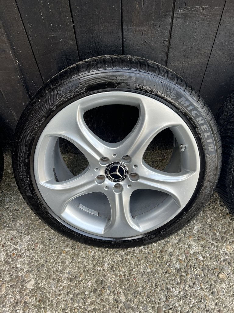 5x112 originele Mercedes c-klasse w205 s205 18” all-season, 18 inch, Banden en Velgen, Niet ingevuld, All Season