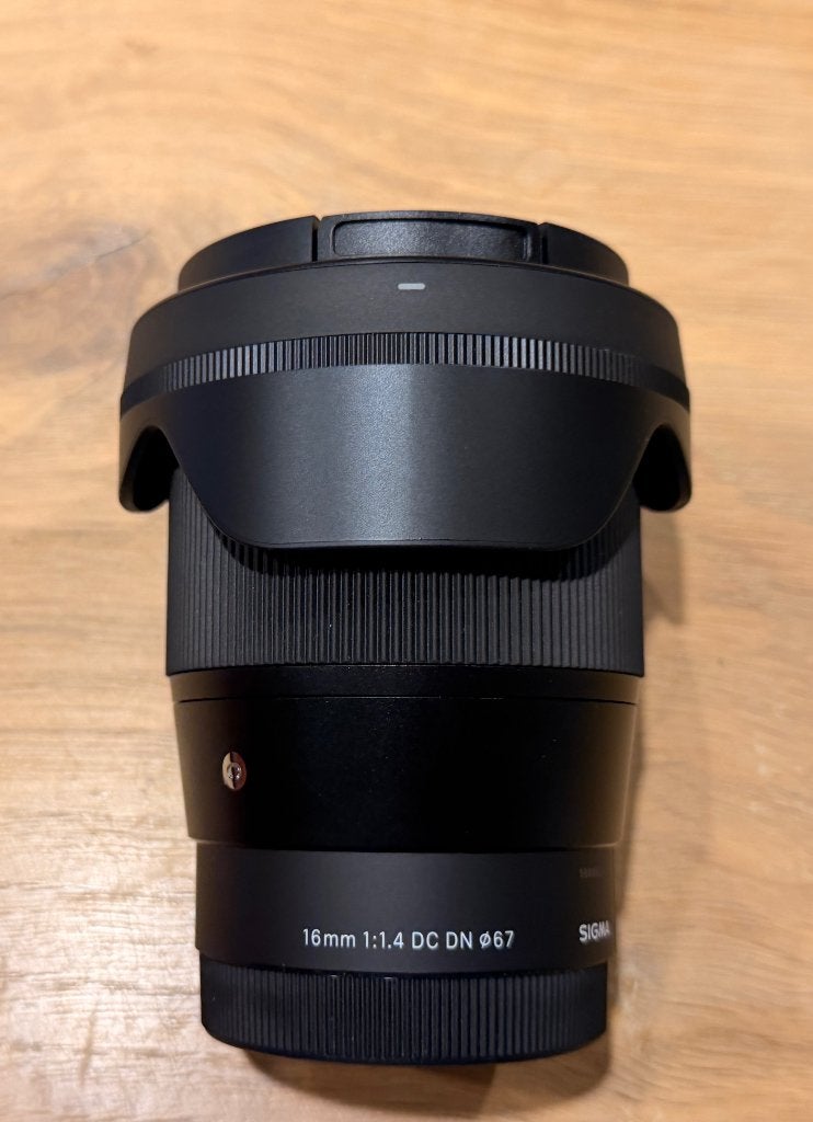 Sigma 16mm f/1.4 DC DN Contemporary (Sony E), Ophalen, Sony E-mount, Sigma, Groothoeklens