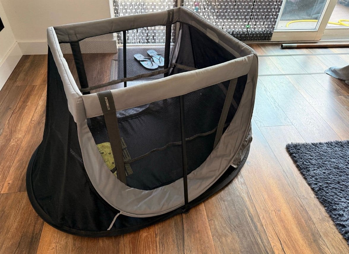 Aeromoov reisbedje - 60x120, Kinderen en Baby's, Babywiegjes en Ledikanten, Ophalen, Zo goed als nieuw, Reisbedje