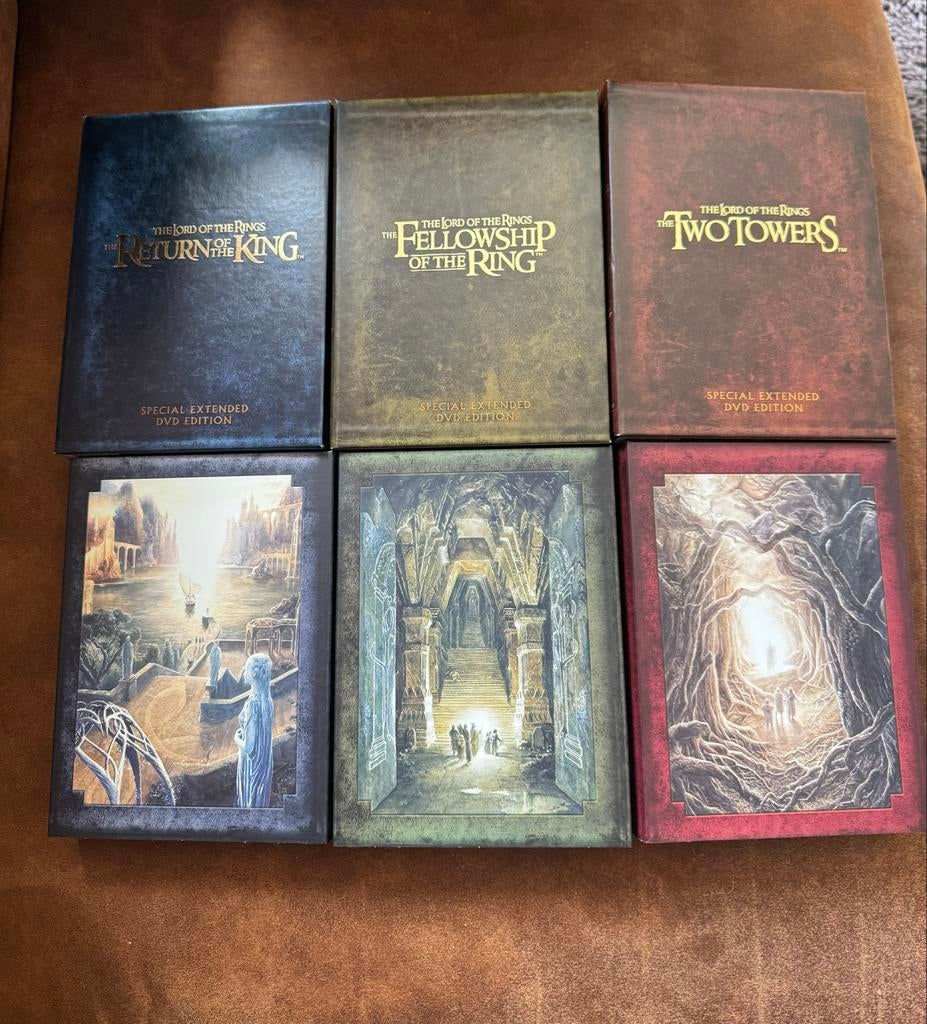 Lord of the Rings Extended Editions DVD Trilogie, Vanaf 12 jaar, Ophalen of Verzenden, Zo goed als nieuw