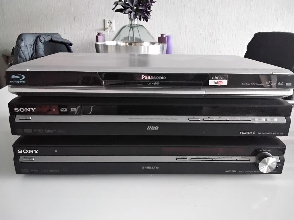 Te koop Sony Home Theatre System met Blue Ray Speler, Ophalen, Gebruikt, Blu-ray-speler, 70 watt of meer