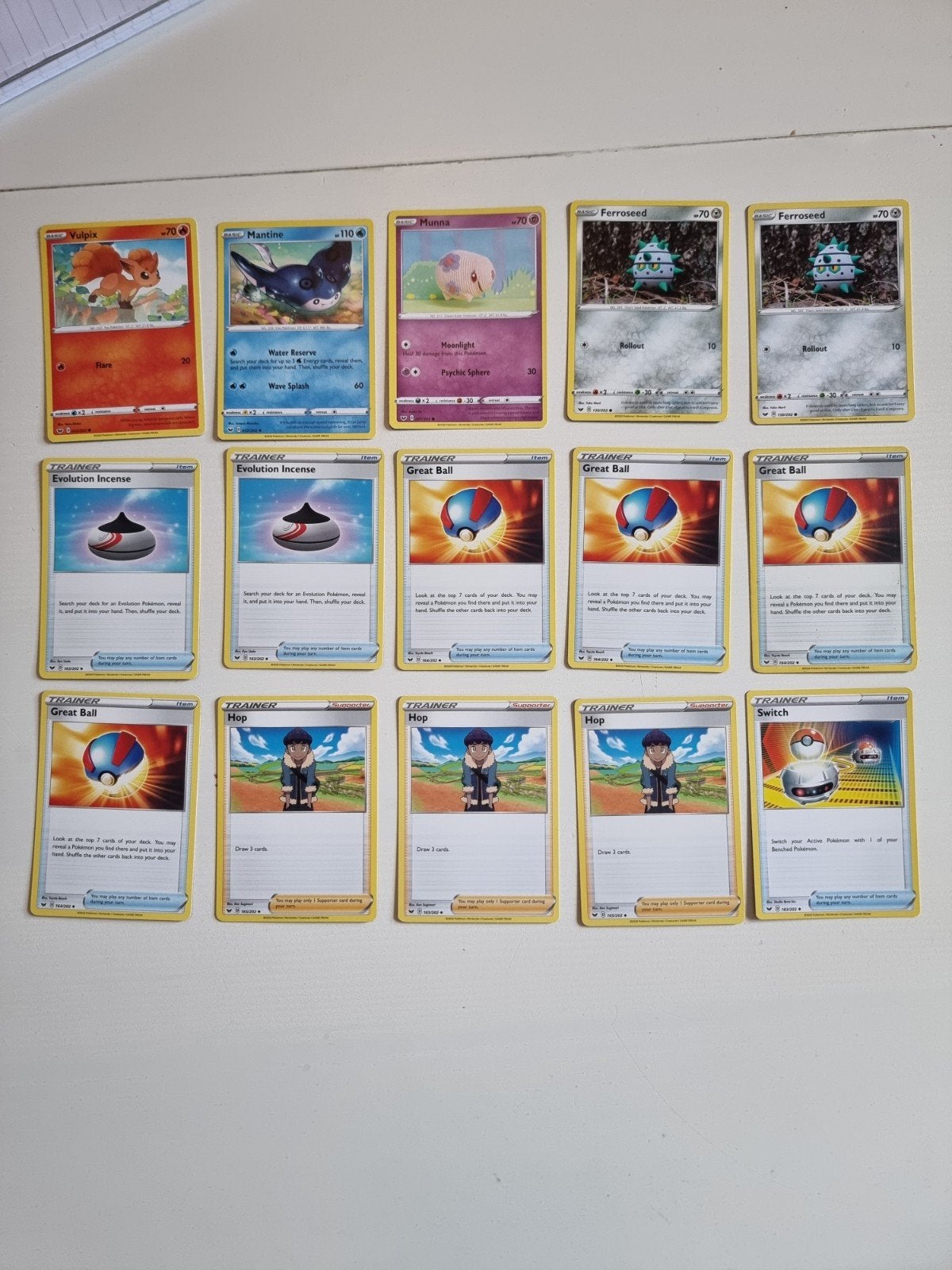 Pokemon cards: Sword & Shield x 15, Ophalen of Verzenden, Nieuw