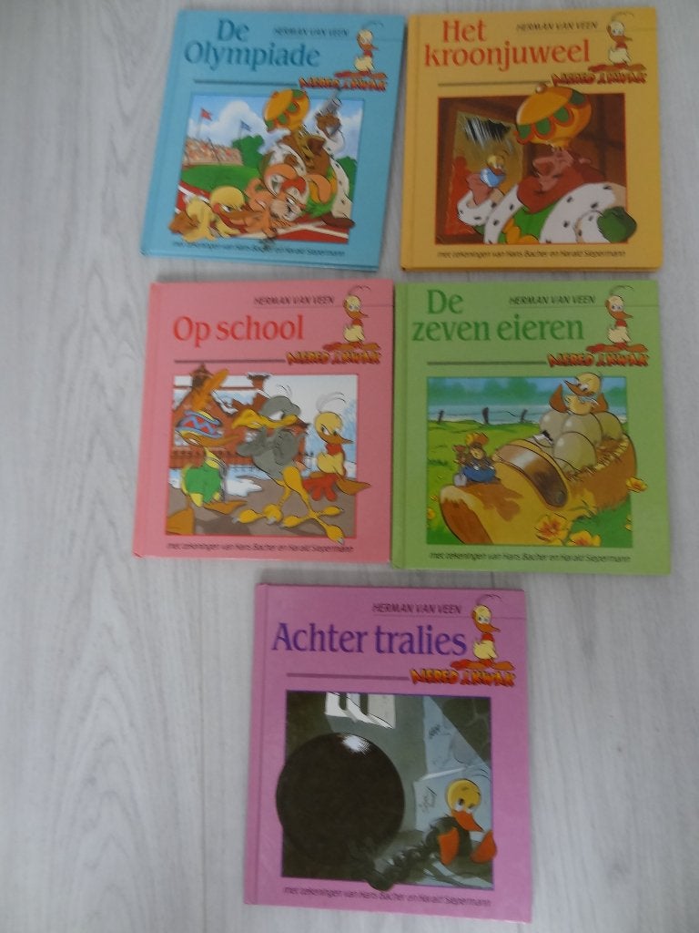 5x Alfred J. Kwak - Herman van Veen, Ophalen of Verzenden, Zo goed als nieuw, Herman van Veen, Fictie algemeen