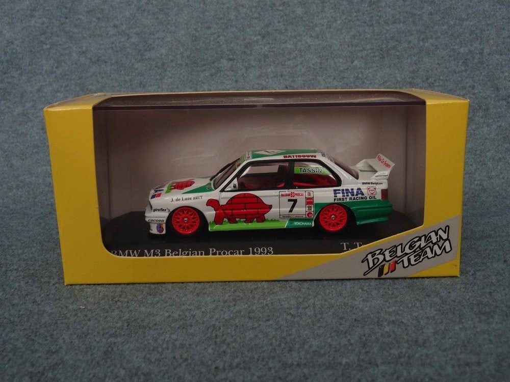 BMW E30 M3 Belgian Procar 1993 #7 Thierry Tassin 1:43 OVP, Ophalen of Verzenden, Gebruikt, Auto, MiniChamps