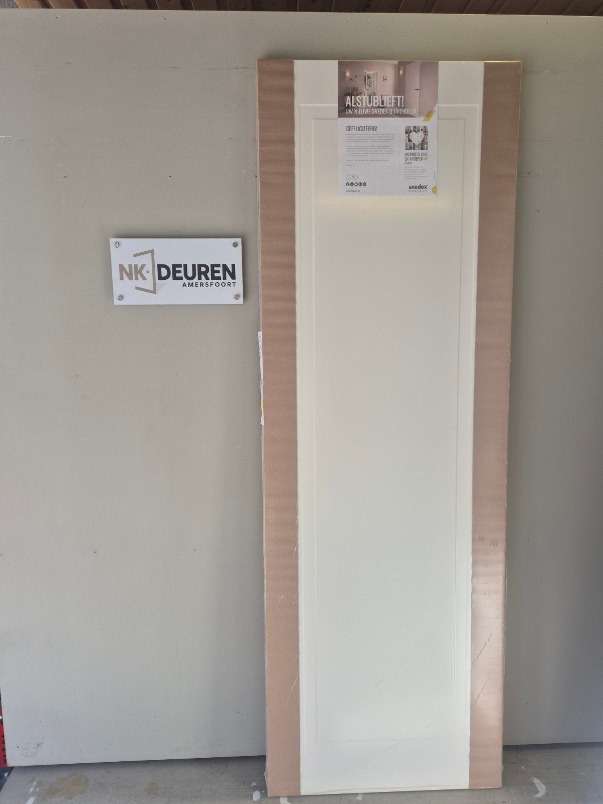 Svedex Cameo CE01 (231,5x77,8) Stomp L NIEUW (nr72), Minder dan 80 cm, 215 cm of meer, Binnendeur, Nieuw