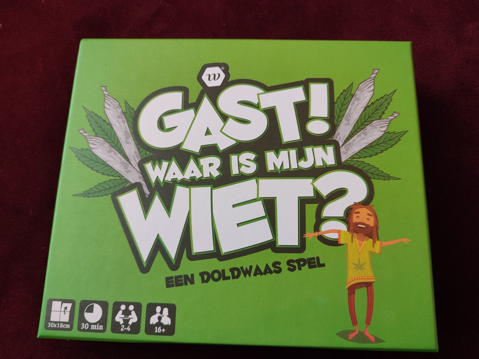 Gast waar is mijn wiet Gezelschapsspel, Drie of vier spelers, Ophalen of Verzenden, Zo goed als nieuw