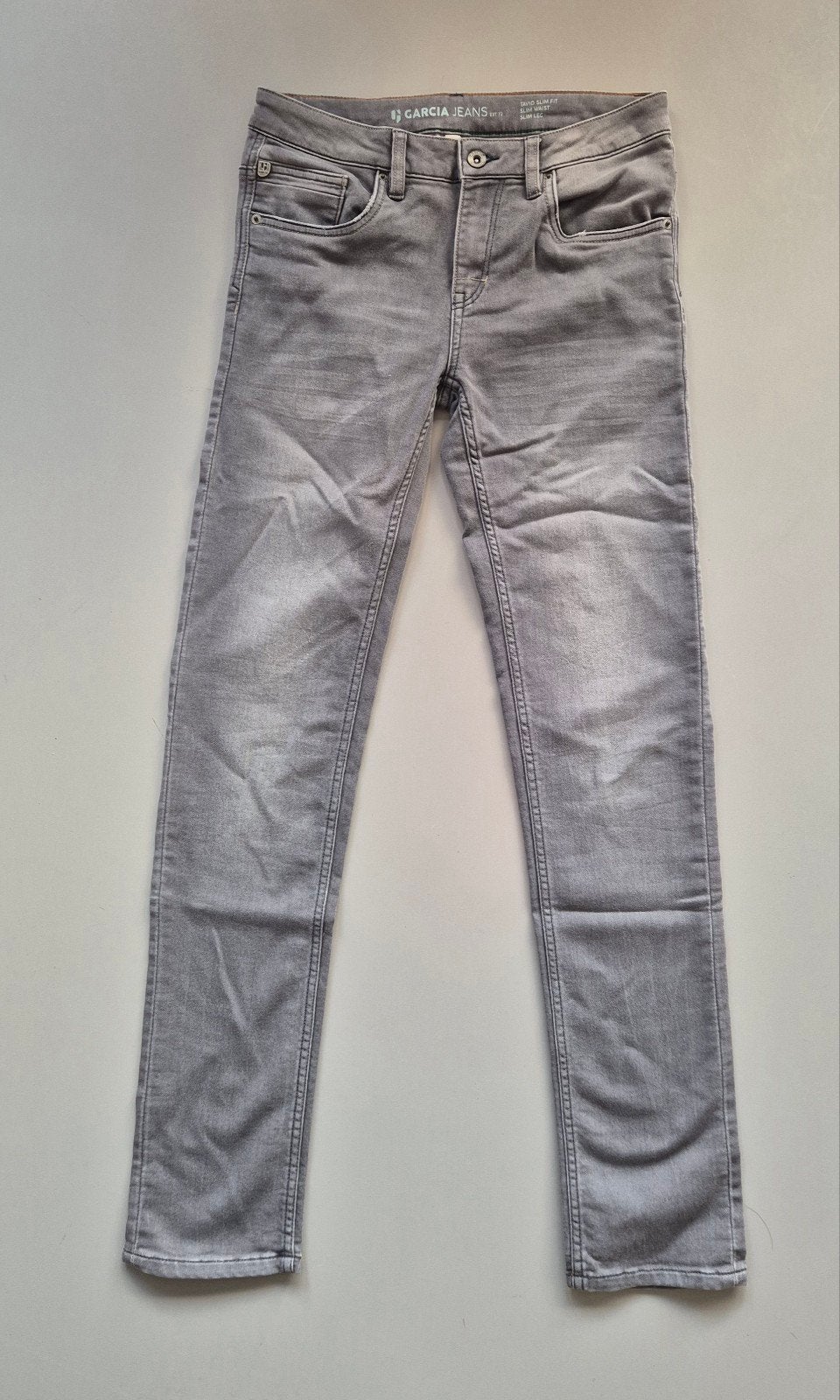 Garcia Jeans model Tavio Slim Fit - Grijs maat 170, Kinderen en Baby's, Broek, Jongen of Meisje, Garcia Jeans, Ophalen of Verzenden