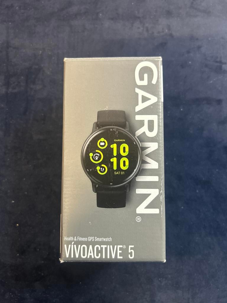 Nieuw Garmin Vivoactive 5 Sporthorloge - Zwart, Afstand, Zwart, Nieuw, Ophalen of Verzenden