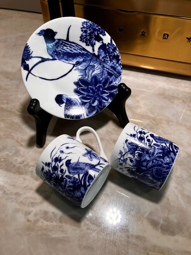 Delfsblauwe Vogels / Collectie Rijksmuseum, Ophalen of Verzenden