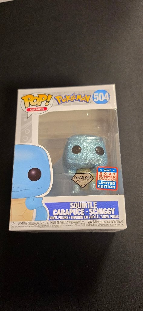 Funko Pop - pokemon - squirtel 504, Ophalen of Verzenden, Nieuw