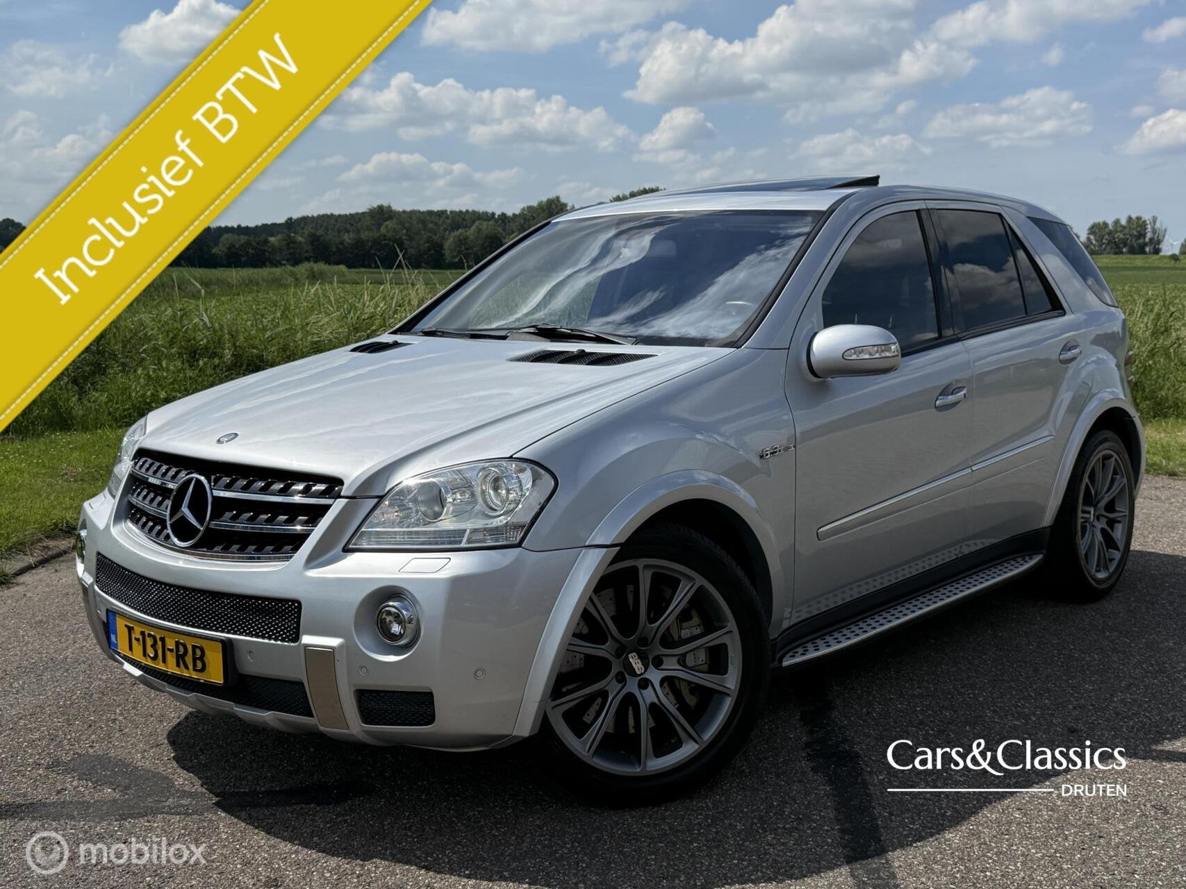 Mercedes M-klasse AMG 63 / ML63 BTW AUTO, PANO, ALS NIEUW!, Auto's, Automaat, Gebruikt, Automatische klimaatregeling, Leder