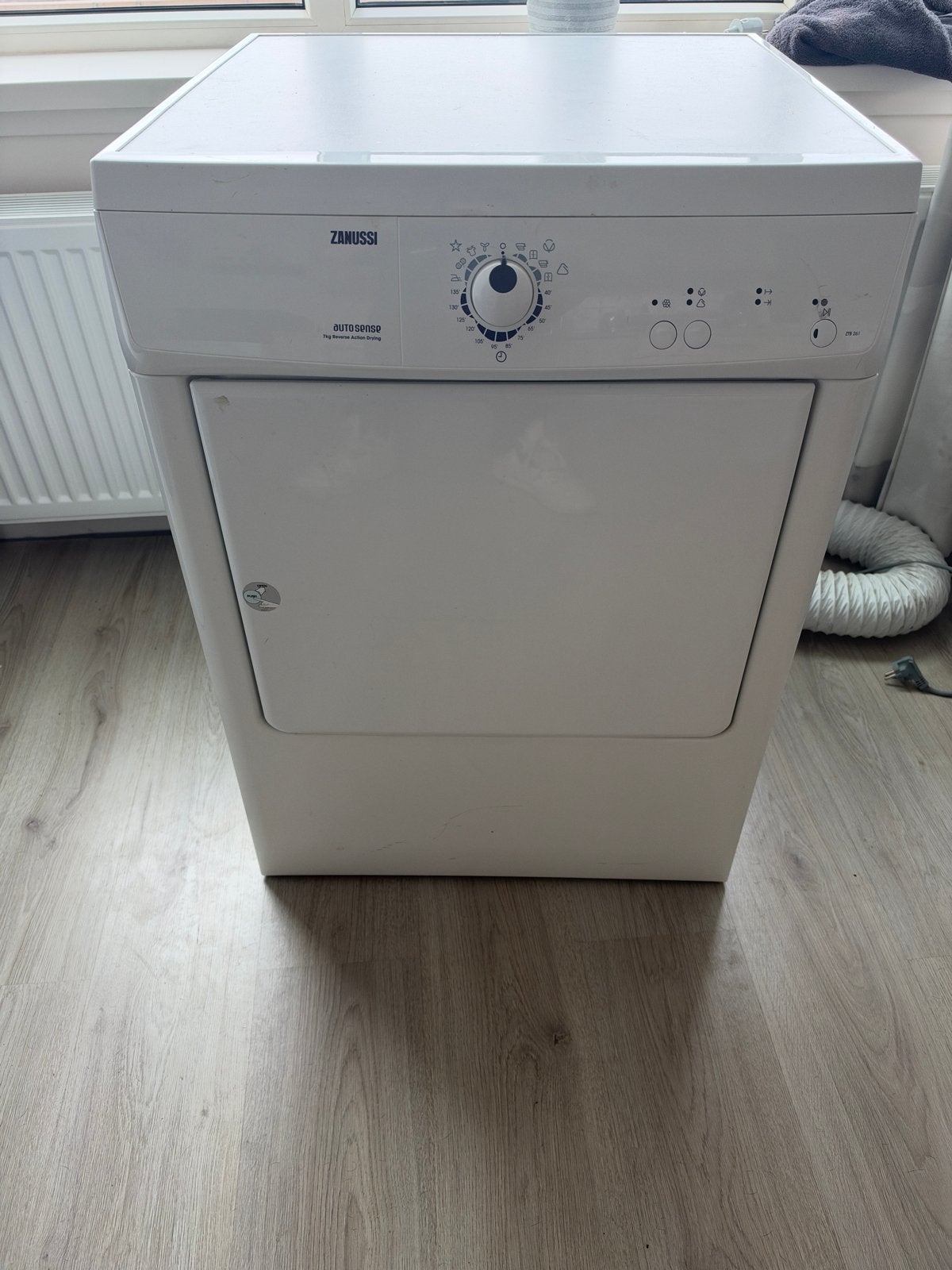 Zanussi Droger 7 kg - Goede staat, Witgoed en Apparatuur, 6 tot 8 kg, Ophalen, Gebruikt