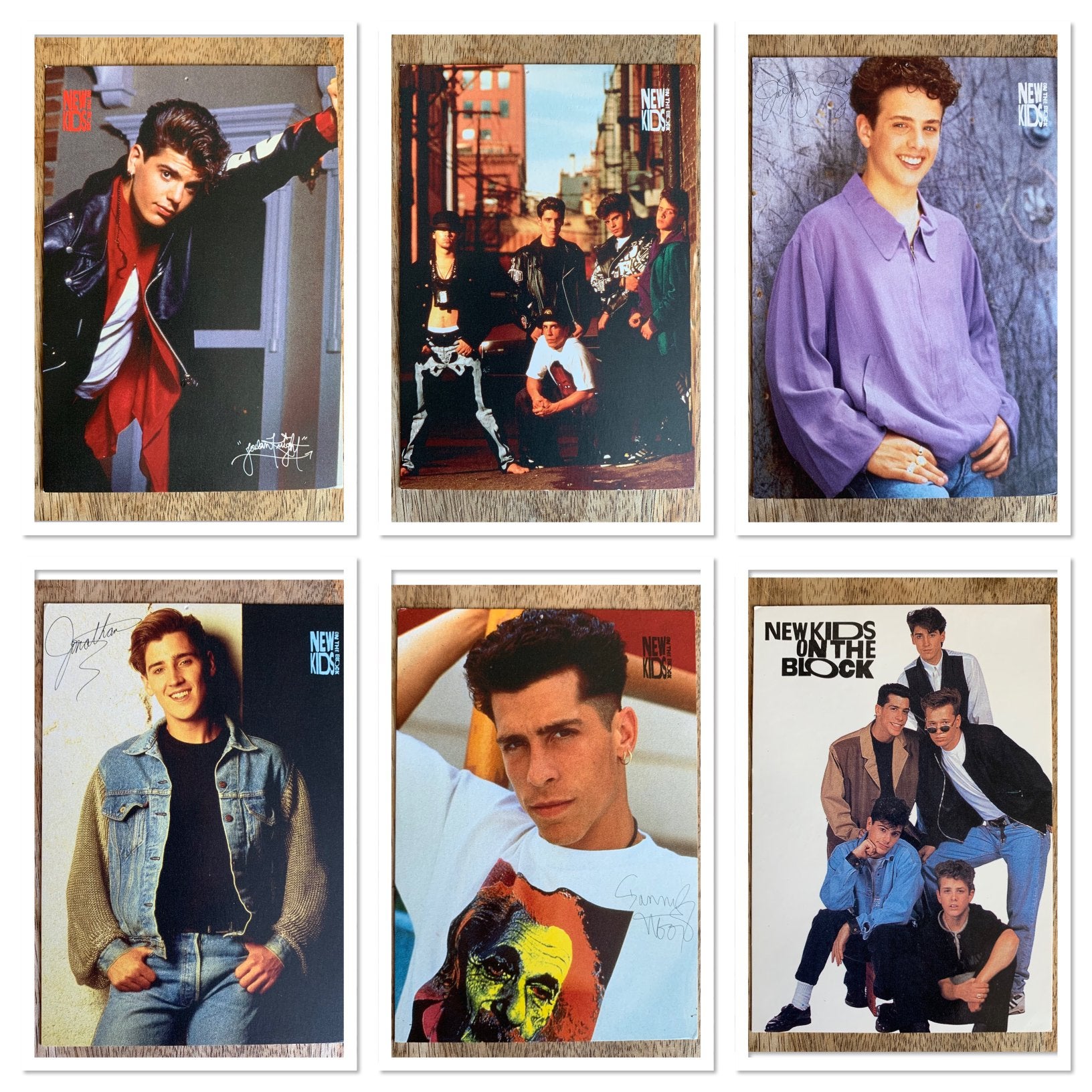 New Kids On The Block Ansichtkaarten, Verzamelen, Muziek, Artiesten en Beroemdheden, Ophalen of Verzenden
