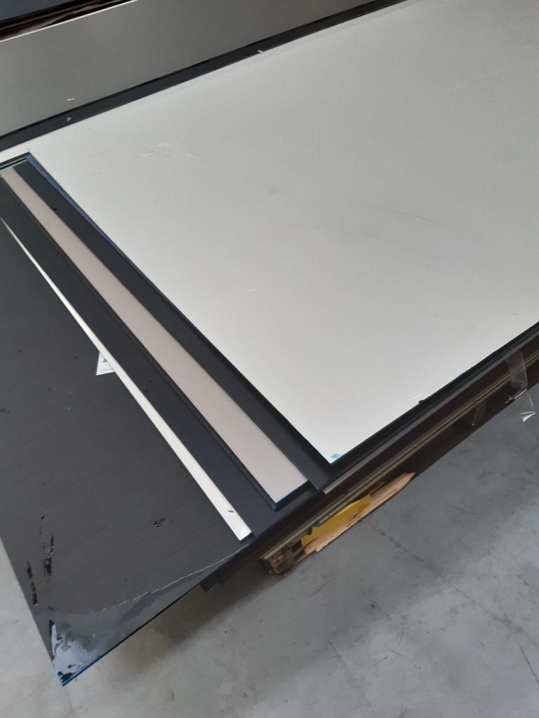vandaag open  kunststof platen voor keukens  tot 15 mm wit, Ophalen, Beige, 150 tot 200 cm, Nieuw