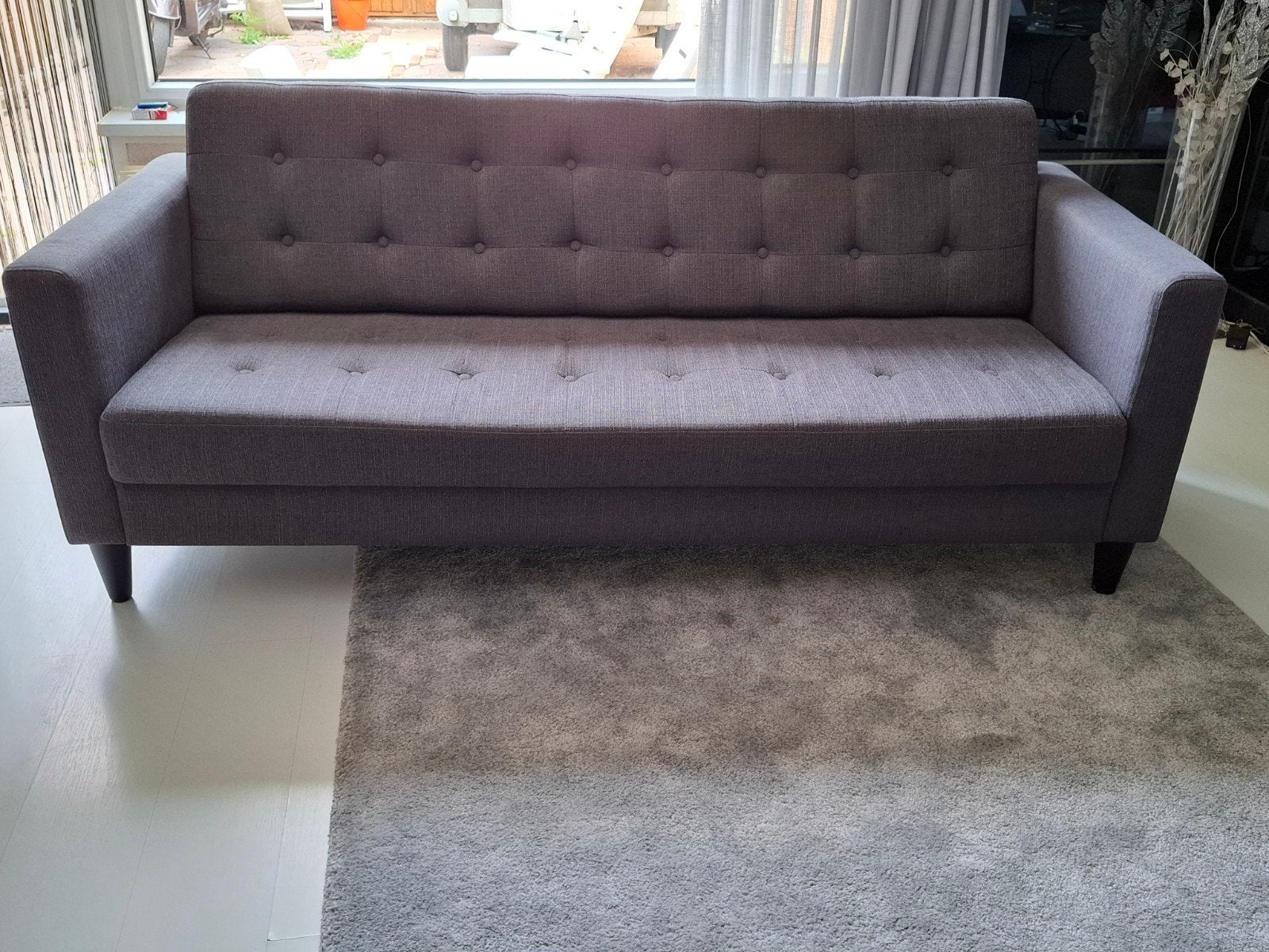 te koop bankstel grijs, Ophalen, Overige maten