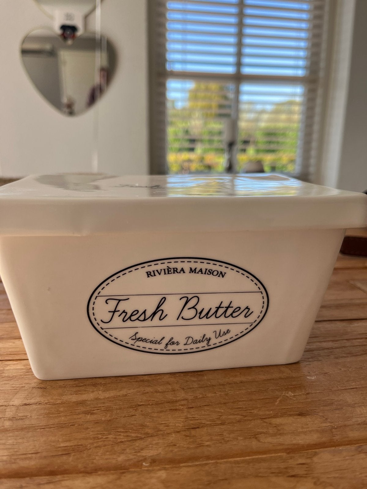 Riviera Maison Botervloot 'Fresh Butter', Overige typen, Ophalen of Verzenden, Zo goed als nieuw, Steen/keramiek