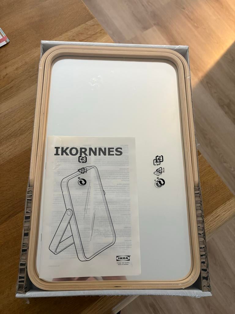 IKEA IKORNNES Spiegel - Nieuw in verpakking, Nieuw, Ophalen of Verzenden, Minder dan 100 cm, Rechthoekig
