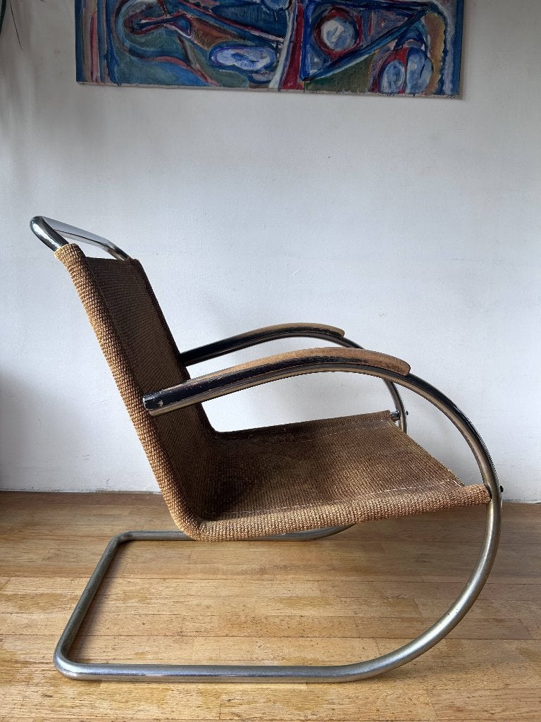 Bas van Pelt buisframe fauteuil - jaren ’30, Ophalen, Gebruikt, Bauhaus, Minder dan 75 cm