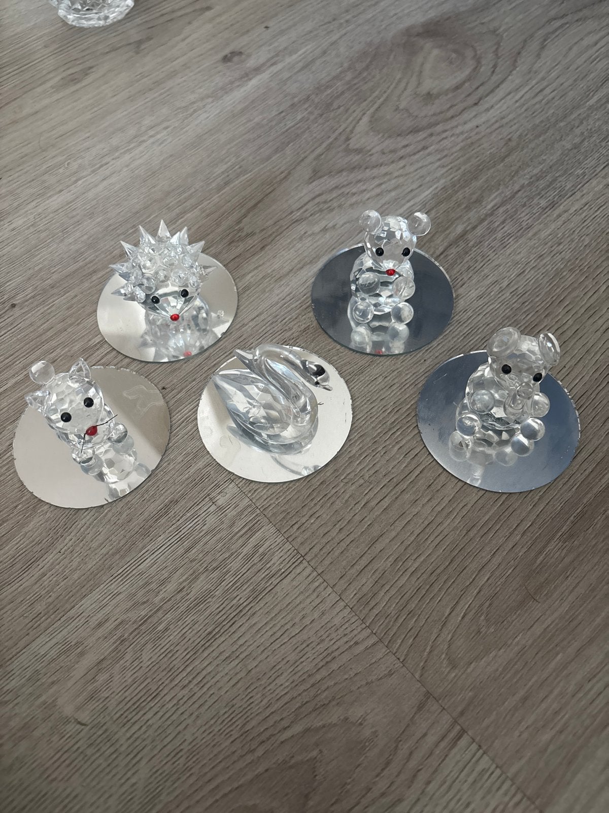 Swarovski kristallen beeldjes - 5 stuks, Ophalen of Verzenden, Zo goed als nieuw, Figuurtje
