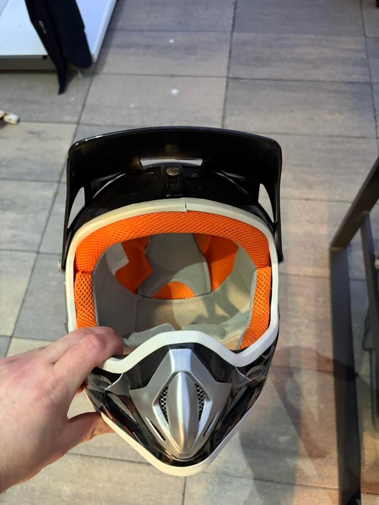 Motorcross helm, Ophalen of Verzenden, Zo goed als nieuw, Extra large of groter