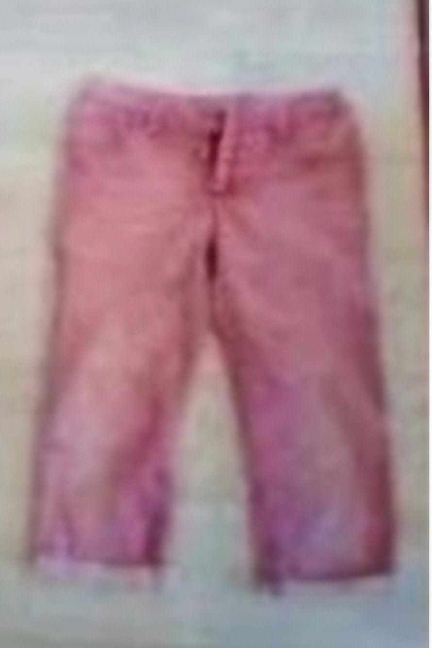 roze kniebroek, Ophalen, Gedragen, Roze, Driekwart