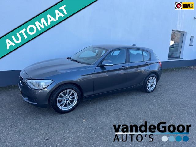 BMW 1-serie 116i Upgrade Edition, '13 aut.,5-drs, navi, trek, Euro 5, Gebruikt, Zwart, 4 cilinders