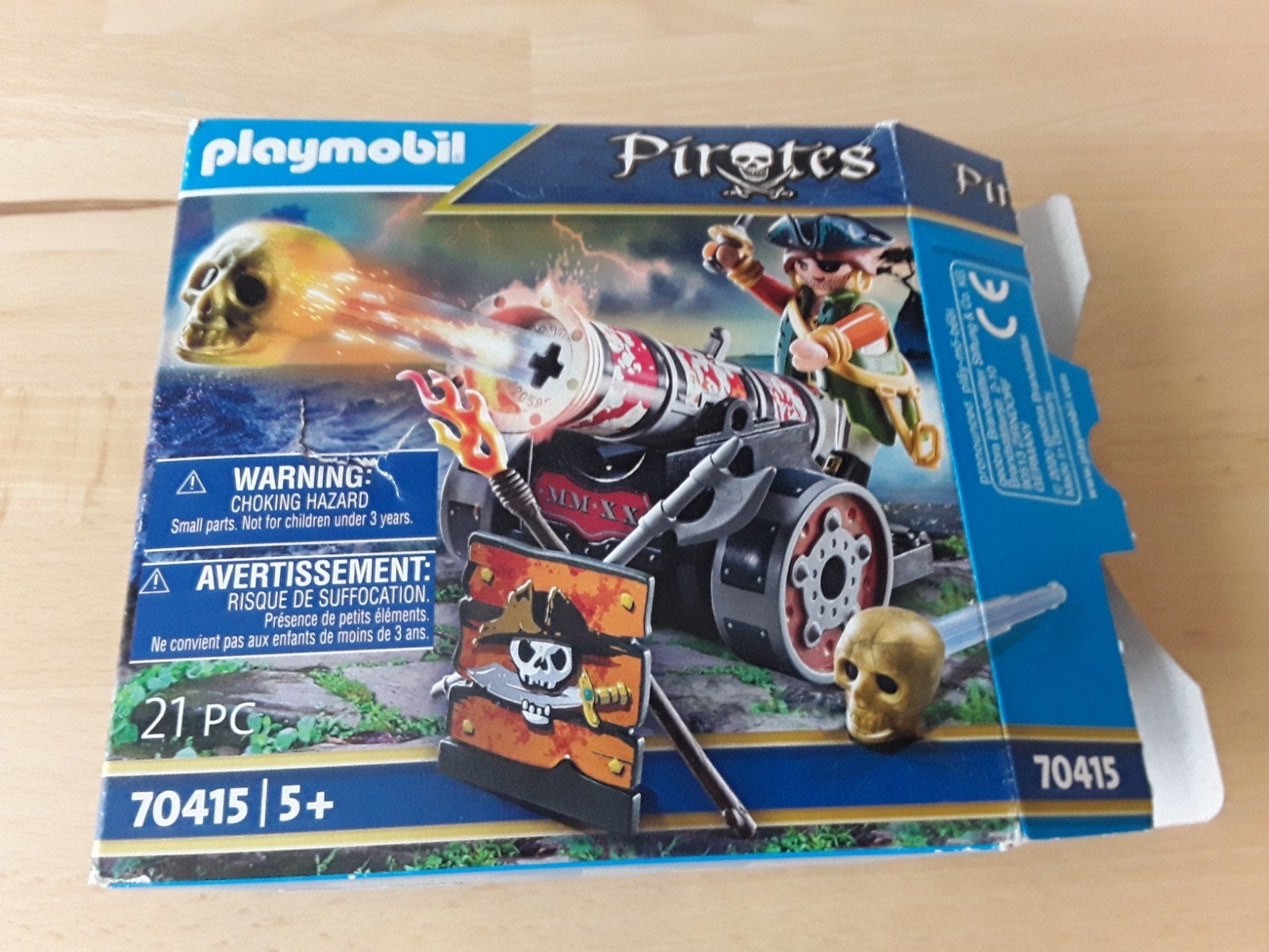 Playmobil Pirates Kanon met Piraat - Set 70415, Pirates, Complete set, Overige typen, Ophalen of Verzenden