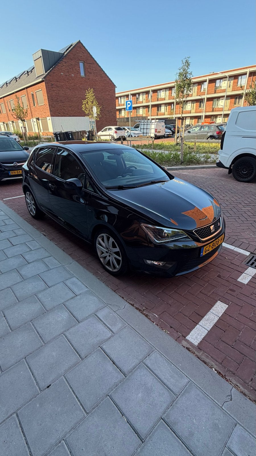 Seat Ibiza FR 1.0 TSI 5DRS 2015 Zwart Carplay|PDC, Voorwielaandrijving, 40 €/maand, 995 kg, Origineel Nederlands