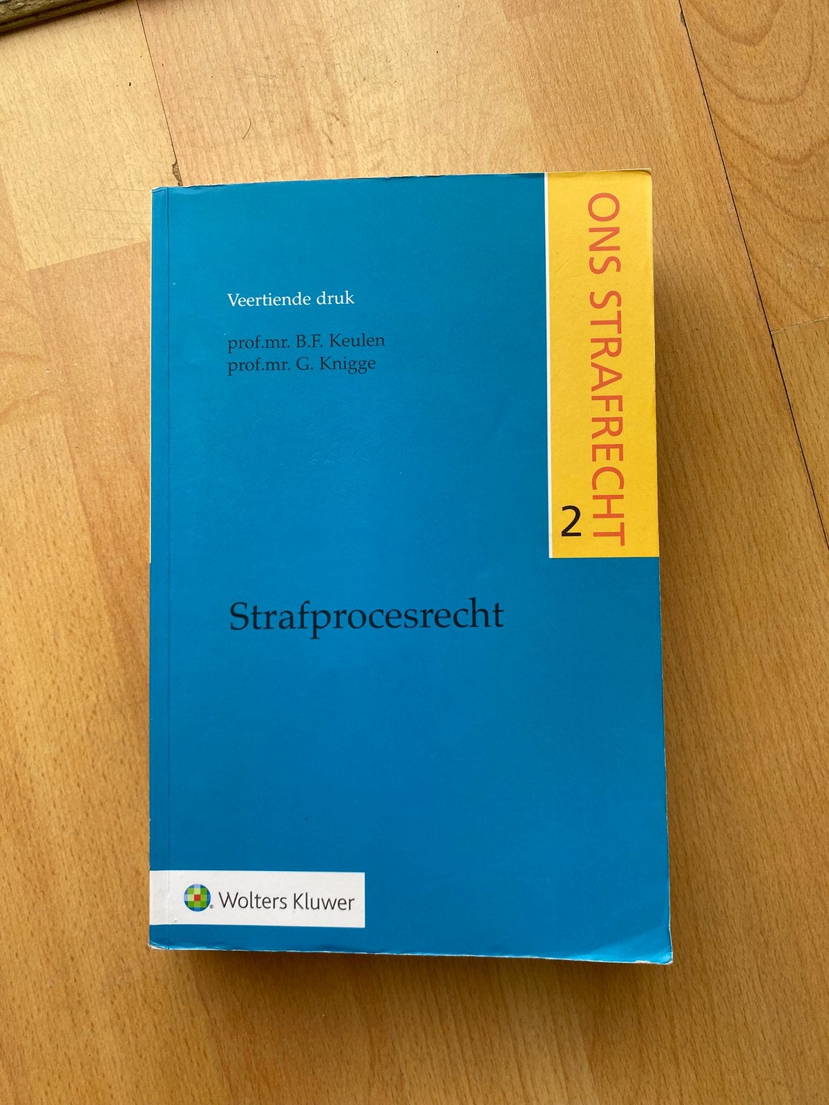 Strafprocesrecht 14e druk, Ophalen of Verzenden, Gelezen, Overige wetenschappen