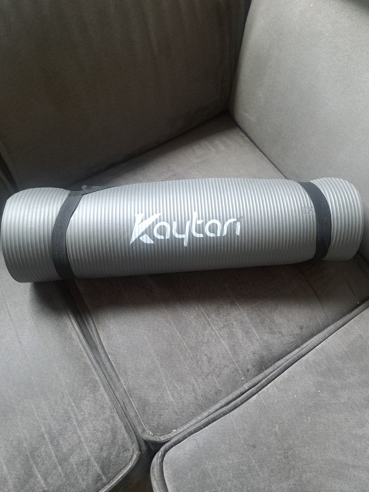 Kaytari Yogamat Grijs met Draagband, Ophalen of Verzenden, Nieuw, Yogamat