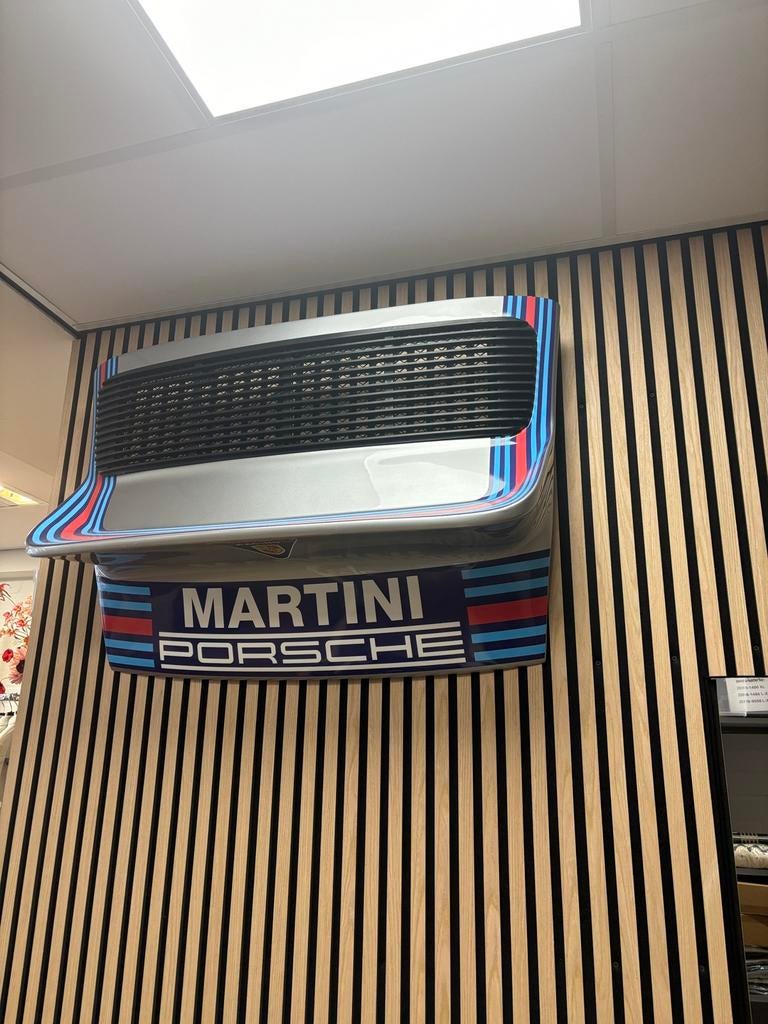 Porsche 911RS Martini Racing achterklep mancave, Ophalen, 50 tot 75 cm, Overige typen, Zo goed als nieuw