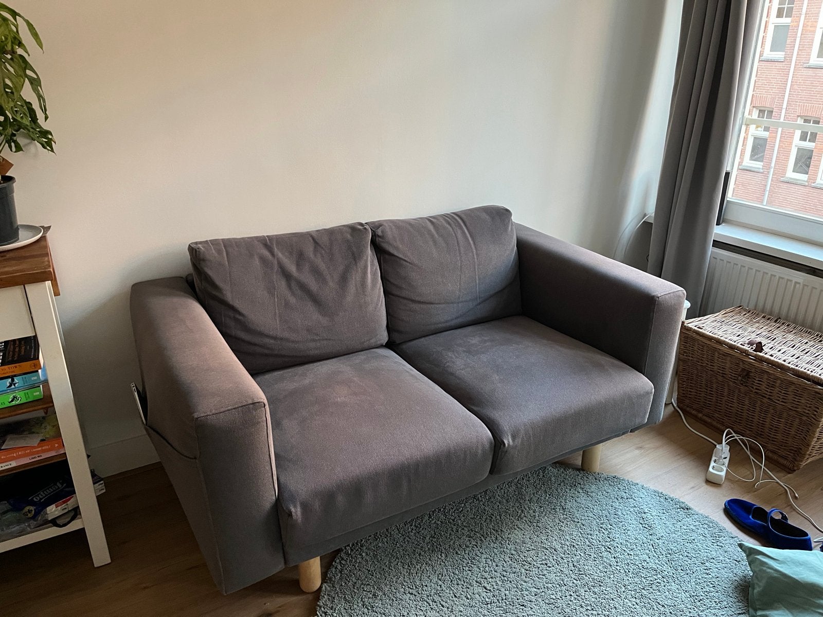 IKEA Norsborg tweezitsbank, Huis en Inrichting, Ophalen of Verzenden, Gebruikt, Stof