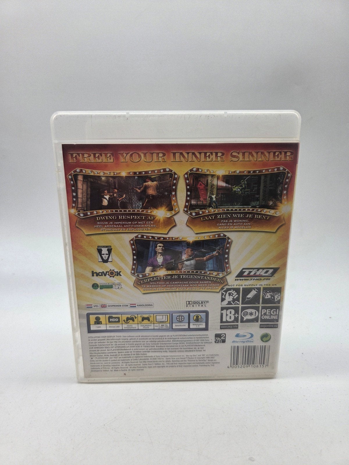 Saints Row 2 (PlayStation 3), Avontuur en Actie, Online, Gebruikt, THQ