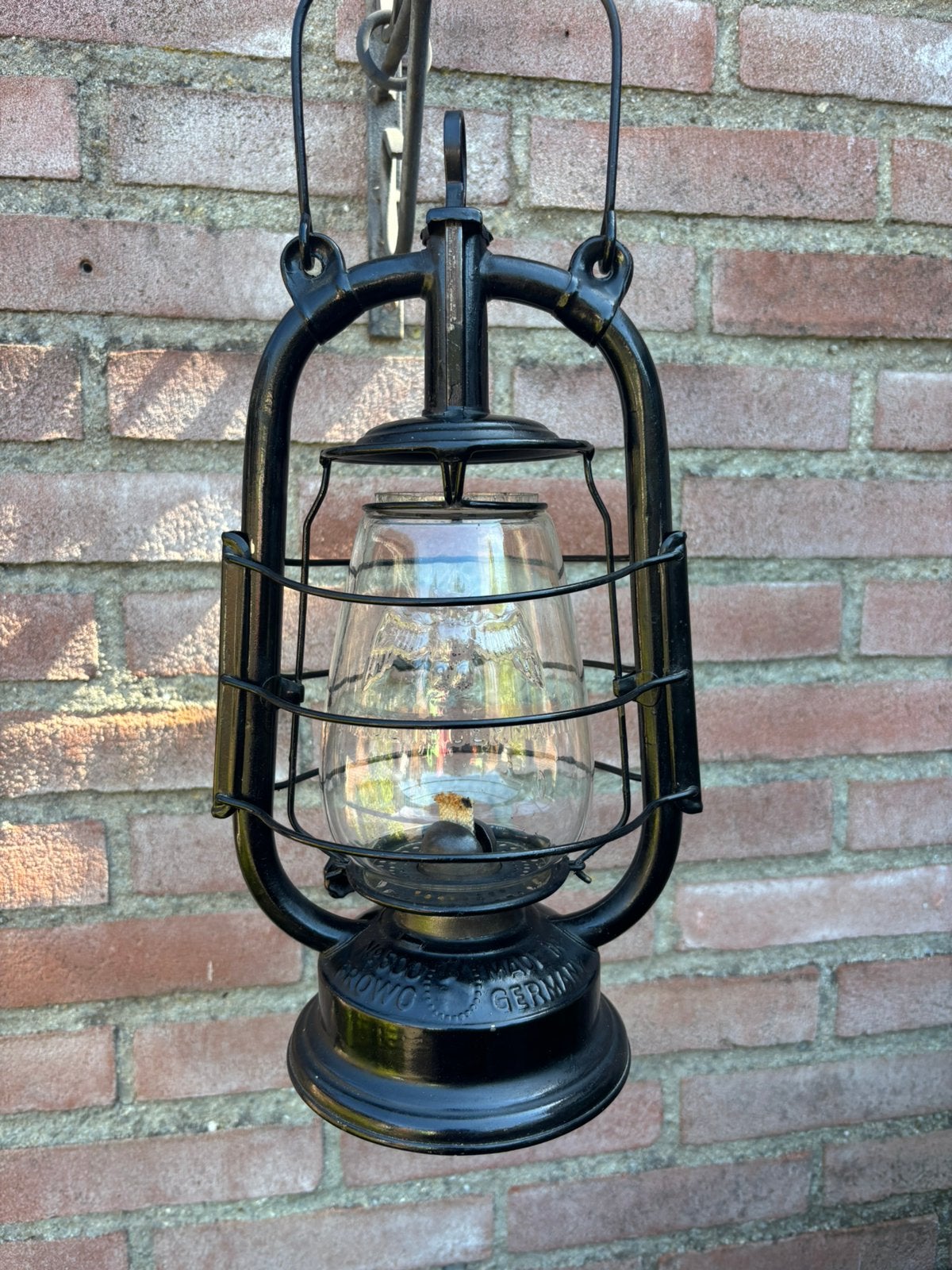 Frowo 500 olielamp, lantaarn, stormlamp, Antiek en Kunst, Antiek | Lampen, Ophalen of Verzenden