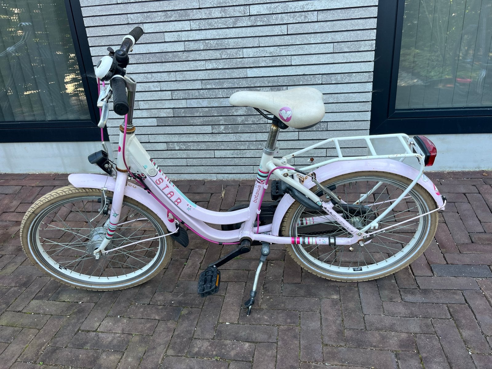 Batavus 20 inch kinderfiets, Ophalen, Gebruikt, Terugtraprem, 20 inch of meer