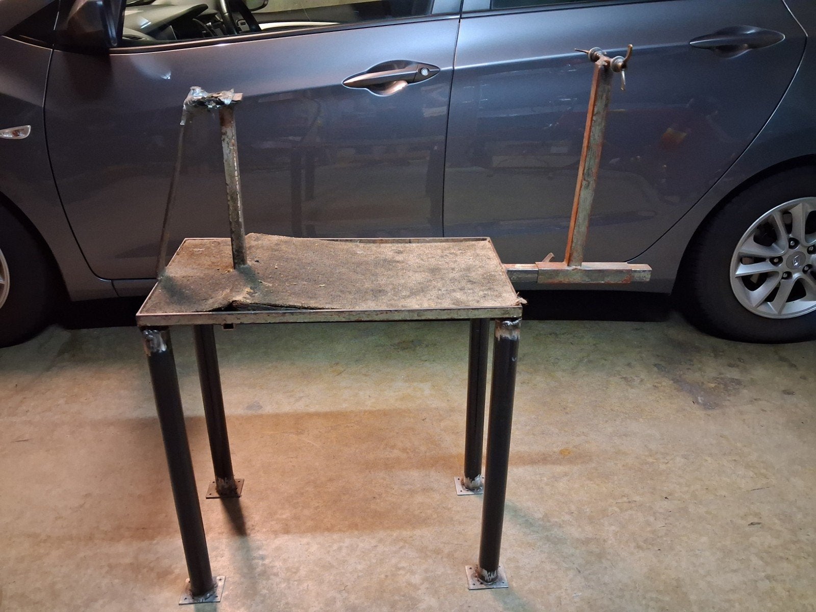Werkstandaard fiets vintage montagestandaard, Ophalen, Gebruikt