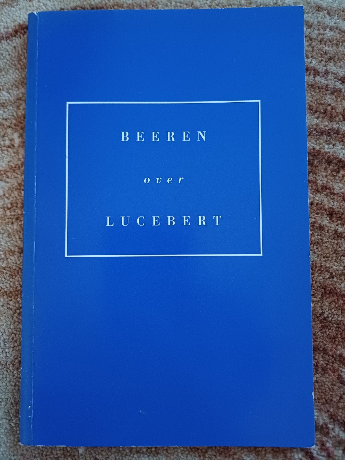 Beeren over Lucebert - Boek, Ophalen of Verzenden, Zo goed als nieuw, Beeren, Nederland