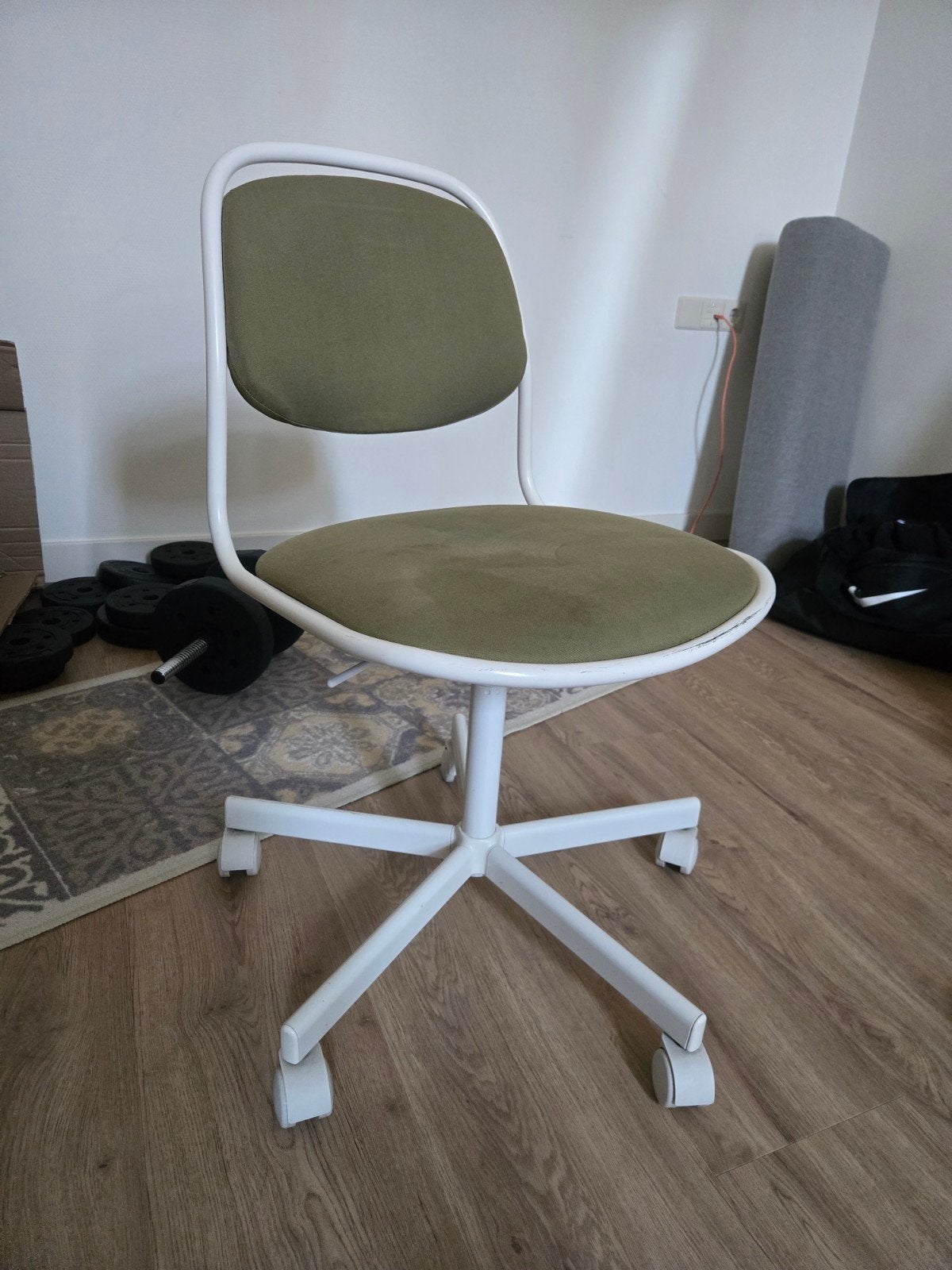 IKEA Groene Bureaustoel - Comfortabel en Compact, Ophalen of Verzenden, Gebruikt, Groen, Bureaustoel
