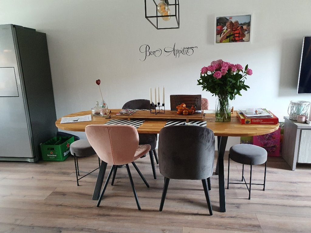 Eettafel, Ophalen, Gebruikt, 100 tot 150 cm, 200 cm of meer