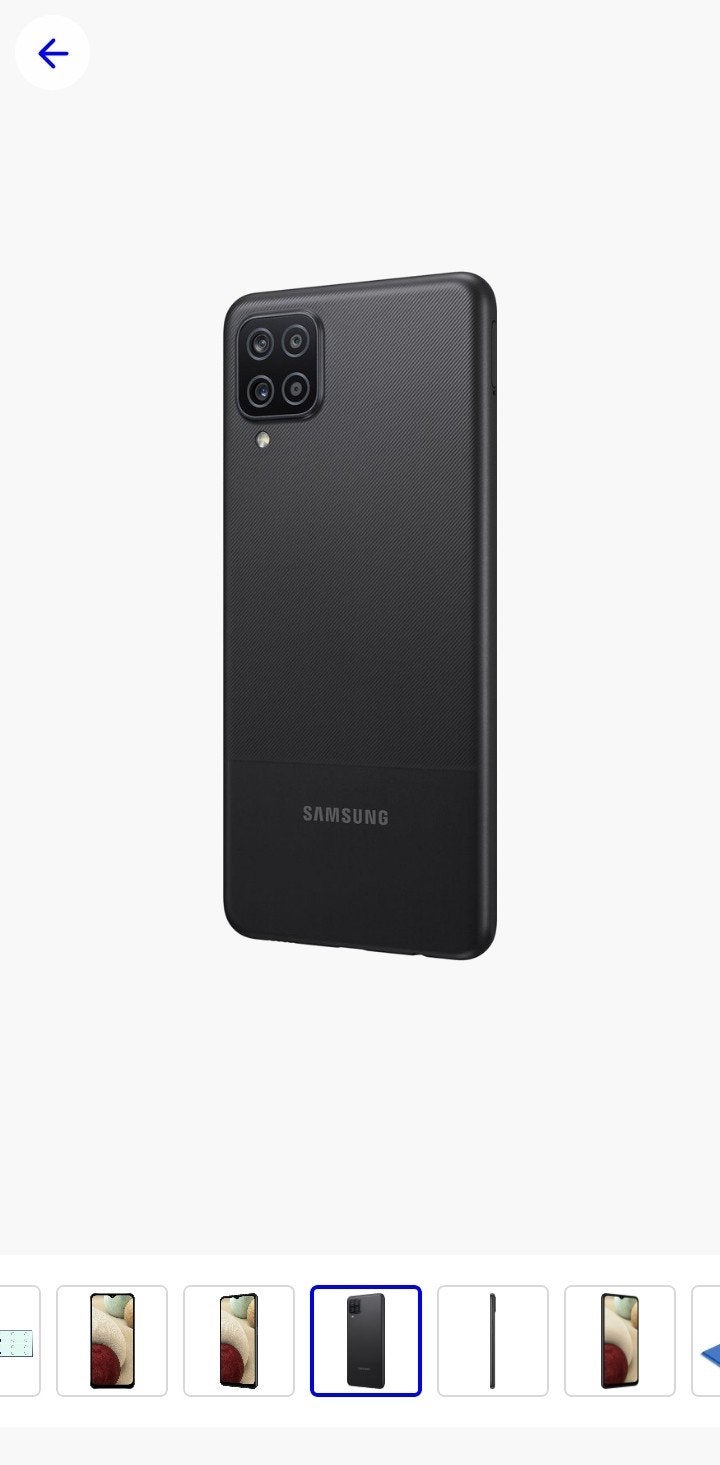 Samsung Galaxy A12 - Zwart, 128GB, Zo goed als nieuw, Zwart, Touchscreen, Ophalen of Verzenden, Zo goed als nieuw