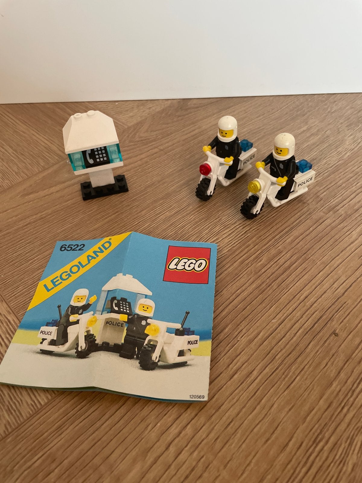 Lego Legoland 6522 Politie Motor Patrouille met instructies, Gebruikt, Lego, Ophalen of Verzenden, Compleet